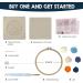 Punch Needle Embroidery Starter Kit - Tool, Threader, Fabric, Hoop, Yarn, Rug Punch Needle Wave - Buy Online on GoSupps.com