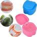 Denture Box Retainer Case Denture Storage Bath Box Denture Holder Box Cleaning Box Lightweight and Portable Cleaning Box with Filter (M Blue) M Blue - Buy Online on GoSupps.com