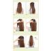 SEGO Clip-In Hair Extensions - Wavy Synthetic 10 inch (25.5cm) - 1 Tress 5 Clips Realistic Look - International Shipping - Buy Online on GoSupps.com