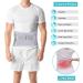 Buy Adjustable Lumbar Waist Support - Pain Relief Back Brace for Herniated Disc Sciatica & Scoliosis | Breathable Mesh Curved Aluminum Strips Size M (31-39 - Buy Online on GoSupps.com