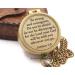 Be Strong And Courageous Joshua 1:9 Solid Brass Directional Engraved Compass Baptism Gifts for Boys Girls First Communion Christian Gifts for Men First Confirmation Gifts for Boys Catholic Gifts Be Strong and Courageous (Leather Case C)