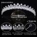 Aoligrace Small Cubic Zirconia Wedding Tiara - Sparkly CZ Princess Crown for Women | Mini Bridal Prom Hair Accessory - Buy Online on GoSupps.com