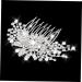 Ipetboom Bridal Wedding Hair Comb Floral Rhinestone Hair Pin Bride Hair Comb Wedding Rhinestone Hair Comb - Buy Online on GoSupps.com