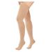 Evolyline Medical compression stockings 20-30 mmHg support stockings for women and men medical class 2 thigh stockings prevent varicose veins (beige) beige XL
