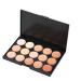 FantasyDay Pro 15 Colors Cream Concealer Camouflage Makeup Palette Contouring Kit 2 - Ideal for Professional and Daily Use