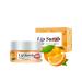 Orange Lip Scrub Vitamin C Moisturizing Lip Scrub Exfoliator to Remove Dead Skin Lip Lightening For Dark Lips Lip Exfoliator Scrub Preventing Dryness Lip Care for Chapped & Cracked Lips