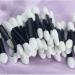 Eye shadow stick 50pcs Disposable Double Ended Sponge Eye Shadow Applicators Dual Sided Eyeshadow Brush Sponge Tipped Oval Makeup Applicator Black Handle - Buy Online on GoSupps.com