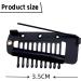 DENGWANG Chunni Clips With Safety Pins Chunni Grip Clips with Safety Pin Chunni Grip Clips Chunni Clips for Hair Extensions (8PCS-Brown) - Buy Online on GoSupps.com