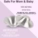 Boboduck Silver Nursing Cups - Nipple Shields for Newborn Breastfeeding - Soothe & Protect Nipples - Trilaminate 999 Silver (Regular Size) - Buy Online on GoSupps.com