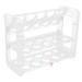 Hohopeti Egg Storage Rack Egg Holder for Fridge Eggs Egg Storage Stand Egg Rack for Fridge Door Dedicated Box White 25.00X20.00X11.00CM