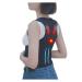 Brace Support Belt Adjustable Back Posture Corrector Postura Spine Shoulder Lumbar Black Medium