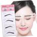 Beavorty 30 Pcs eye brow stencils on Eyebrow template shaping tools eyebrow card eyebrow trimming set - Buy Online on GoSupps.com