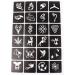 Simple Safe Odorless Non-toxic Stencil Temporary Template Template Professional Tattoos for Beginners - Buy Online on GoSupps.com