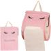 Toilet Paper | Hangable Cotton Cute Eyelash Shape Toilet Paper Organizer for Bathroom | Toilet Paper Dispenser Box for Camping Bathroom RV Car Travel No Glue or Drill Needed Lencyh Pink - Buy Online on GoSupps.com