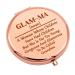 Grandma Gifts from Grandchildren Grandma Birthday Gifts Ideas Compact Makeup Mirror for Grandmother Folding Makeup Mirror for Grammy Mimi Nana Mothers  Day Birthday Gifts