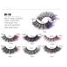 Shop Fluffy 5D Colored Mink Lashes - 7 Pairs of Dramatic False Eyelashes for All Saints Day | Rainbow Faux Lashes - Buy Online on GoSupps.com