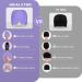 Healstok Headache Migraine Hat - Cold & Hot Therapy Ice Pack for Headaches - Purple - Buy Online on GoSupps.com