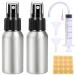 Nuts ot nuts spray bottle 50ml small 2 stk spray stk stonle aluminum alloy atomizer mini empty spray bottles for filling pump pum for water perfume cosmetics liquid etheric oils 50ml 2stk