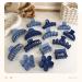 12 Pcs Multi-Shapes Claw Clips for Women Girls - Non-Slip Large Jaw Hair Accessories (Blue) - Buy Online on GoSupps.com