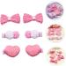 MAGICLULU 3 Pairs Miss hair accessories hair clips for small hair clips cloth clip elastic girl Metal three-dimensional bangs clip bow tie bow clips clips for hair - Buy Online on GoSupps.com
