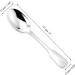 Engraveable Sterling Silver Baby Spoon | Fiddle Pattern Keepsake - Buy Online on GoSupps.com