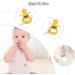 BPA-Free Baby Dummy Clip Set | 4PCS Silicone Pacifier Clips for All Pacifiers | Teething Toys for Newborn | Baby Shower Gift | Pink+Green+Grey+White - Buy Online on GoSupps.com