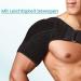 Meion Neuleben Recover: Adjustable Neoprene Shoulder Support Bandage for Stability & Pain Relief - Unisex for Left/Right Shoulder - Ideal for Arthritis & Luxation - Black - Buy Online on GoSupps.com