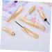 AUTSUPPL 18 Pcs Eyeliner Empty Tube Empty Eye Cream Bottle Eyelash Tools Empty Mascara Bottle Wands Golden Pp - Buy Online on GoSupps.com