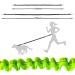 Aiqeer Green Hands Free Dog Leash Adjustable Waist Belt and Retractable Bungee Leash Jogging Dog Leash with Reflective Stitching (Grey Handle) - Buy Online on GoSupps.com
