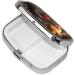 Buy Cute Rooster & Chicken 2 Compartment Pill Case | Small Travel Pill Organizer for Purse | Perfect Gift for Travelers - Buy Online on GoSupps.com
