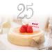 TOYMYTOY 25 Cake Topper for 25th Birthday Party or Anniversary Crystal Rhinestones Decorative Cake Topper for Party Supplies (Silver) - Buy Online on GoSupps.com