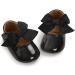 Sonsage Infant Baby Girls Bowknot Mary Jane Anti-Slip Princess Flats - Black (6-12 months) - Buy Online on GoSupps.com