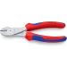 Knipex High Leverage Diagonal Cutter chrome-plated with multi-component grips 180 mm (self-service card/blister) 74 05 180 SB Multi-component Grips Blue/Red 180 mm chrome-plated on self-service card - Buy Online on GoSupps.com
