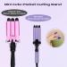 Mini Hair Waver for Short & Medium Hair - 13MM Curling Iron - Lightweight & Travel-Friendly - Purple - Buy Online on GoSupps.com