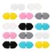 14th double glasses case left right eye holder container contact case travel set for storage soak soak holder for eye contact contact lenses travel tools
