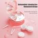 OFONE Rechargeable Contact Lens Cleaner Case with Mirror & Remover Applicator - Pink - Buy Online on GoSupps.com
