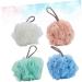 Healeved 4pcs Bathroom Accessories - Body Scrubber Loofah & Shower Sponge Set for Men & Women | Foam Bath Sponges for Clean & Refreshing Showers - Buy Online on GoSupps.com