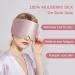 OLE-SILK 100% Natural Mulberry Silk Sleep Mask - Large Adjustable Eye Mask for Women and Men - Pink - Buy Online on GoSupps.com