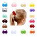 40 Pack Candy Color Pompom Elastic Hair Ties for Girls and Teens - Buy Online on GoSupps.com