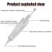 Permanent Eyebrow Makeup Wireless Tattoo Pen Kit with 15 Cartridge Needles - Luxurious Black Tattoo Kit for Eyebrow Lip Eyeliner Microblading Ombre Powder Brows - Buy Online on GoSupps.com