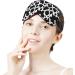 White Milk Cow Print Sleep Mask for Women | Adjustable Eye Shades & Elastic Strap - Buy Online on GoSupps.com