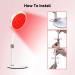 Red Light Lamp with Base Red Light Lamp with Timer 140LEDs Red Light Lamp Dimmable Brightness Red Light - Buy Online on GoSupps.com
