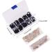 PandaHall Resin Safety Eyes 100pcs for Amigurumi & Crafts - Black Stuffed Teddy Bear Eyes in 5 Sizes (8/10/12/14/16mm) with Washers - 100 Pack - Buy Online on GoSupps.com