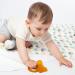 Gr npecht Bio-Bite Ring | Natural Rubber Baby Teething Toy | BPA Free | Soft & Safe for Gums | Promotes Fine Motor Skills | Brown Elephant - Buy Online on GoSupps.com