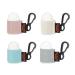 Desing Wish Lot de 4 mini porte-chapsticks l vres lastiques pour baumes l vres/gloss l vres/rouges l vres (rose/blanc/bleu lac/gris) Lot de 4 Mini rose/blanc/bleu lac/gris