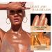 Glistening Bronze Body Shimmer Oil 40ml - Waterproof Illuminator for Face & Body with Makeup Brush - Moisturizing and Light-Reflecting Formula - Buy Online on GoSupps.com