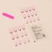 24Pcs/Set Press On Nails Mid Length Pink False Nails Acrylic Fake Nails Full Cover Nails Tips Artificial Finger Manicure Press on nails for Women and Girls - Buy Online on GoSupps.com