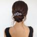 Crystal Bride Wedding Hair Comb - Purple Rhinestone Side Combs - Buy Online on GoSupps.com