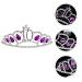 Shop Lurrose Purple Rhinestone Tiara for Toddlers - Birthday & Photo Accessories - Buy Online on GoSupps.com