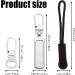 15-Piece Zipper Pull Replacement Set | Extrolance Zipper Tappers for Backpacks Jackets Luggage & Handbags - 3 Designs 5 Colors - Buy Online on GoSupps.com